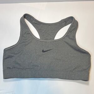 Nike Women's Dri-FIT Charcoal Sports Bra